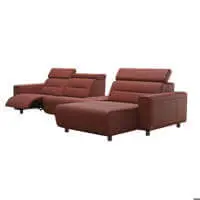 Emily Two Seater Power Left with Large Long Seat Leather